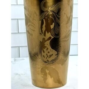 Starbucks 2022 Copper Siren Mermaid Double Wall Ceramic Traveler Mug